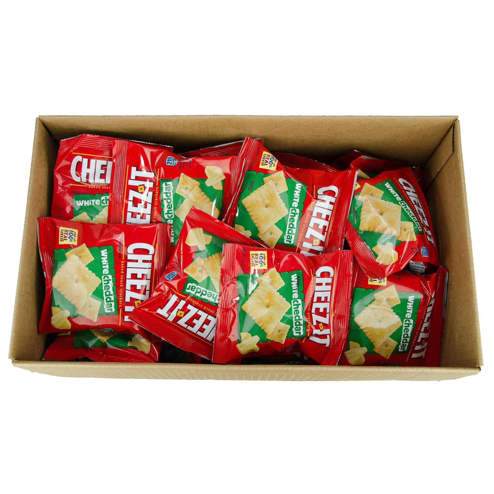 Kellogg's Cheez It Crackers White Cheddar1.5 Ounce Size - 60 Per Case.