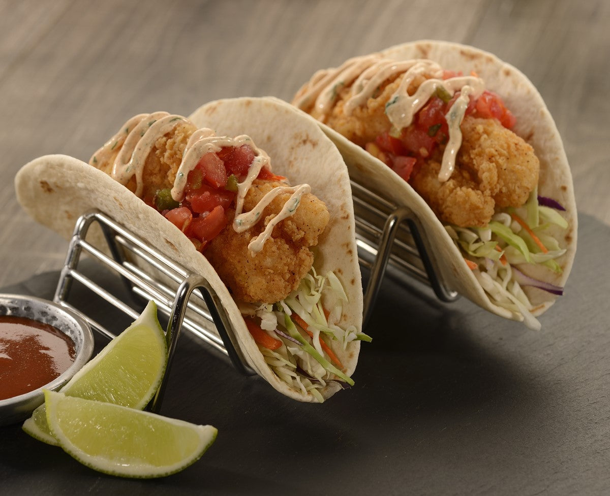 Tampa Maid Dipt'n Dusted Breaded Grouper Tenders 2 Pound Each - 6 Per Case.