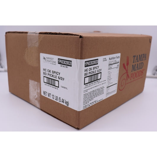 Harvest Creations Spicy Breaded Pickles 2 Pound Each - 6 Per Case.