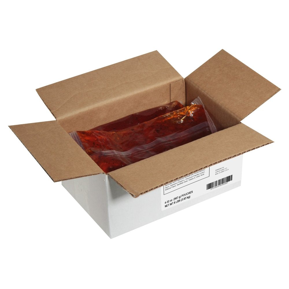 Sweet Haberno Sauce Pouch 2 Pound Each - 4 Per Case.