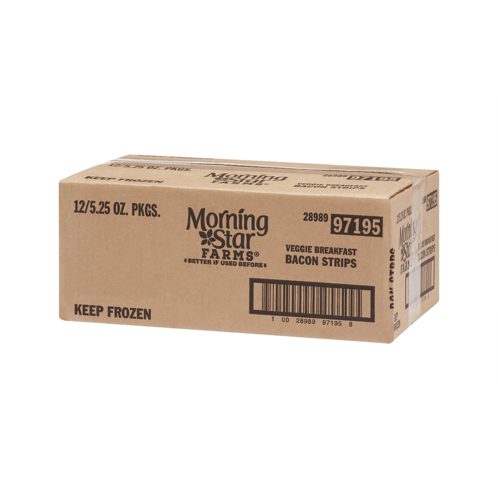 Morningstar Farms Breakfast Bacon5.25 Ounce Size - 12 Per Case.