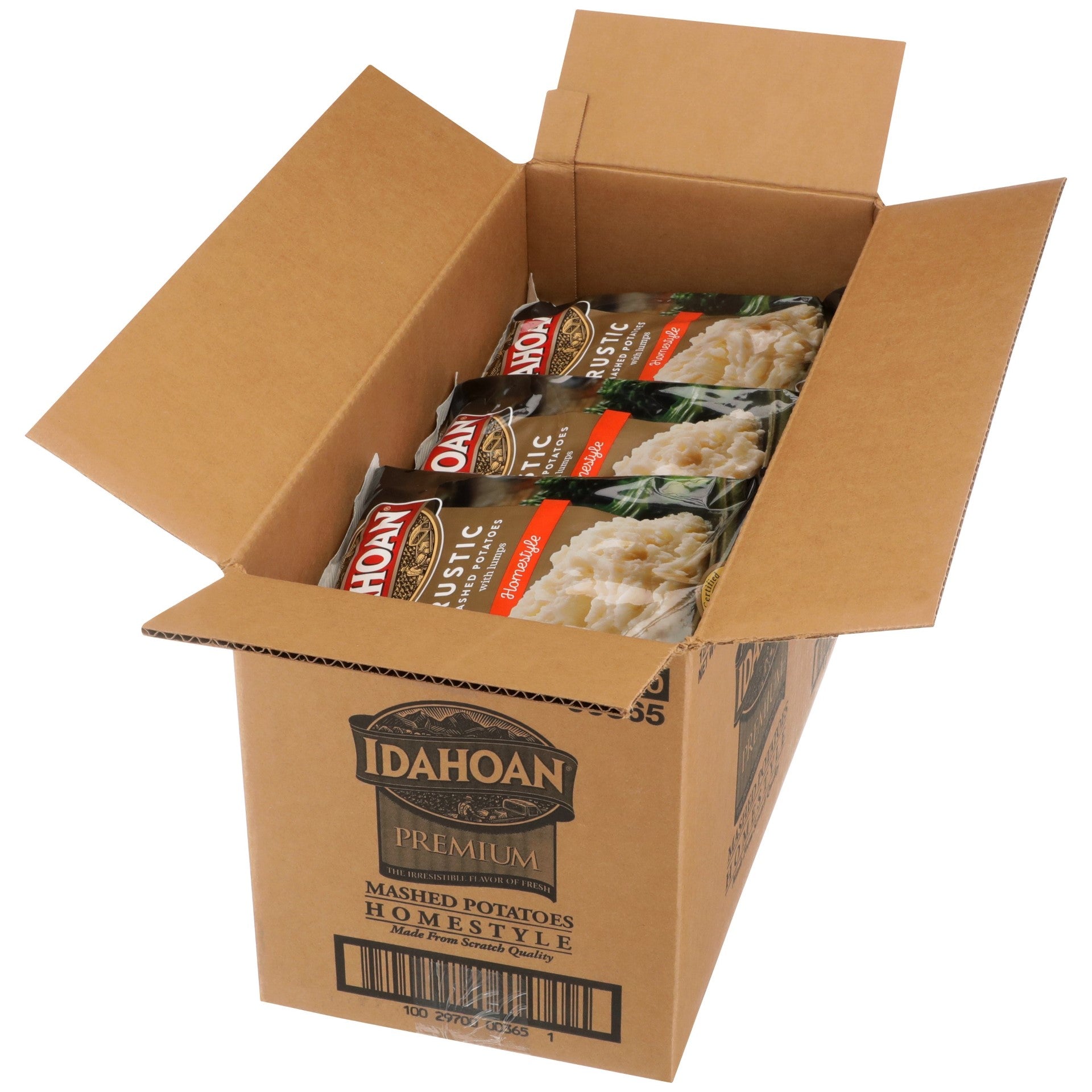 Idahoan® Rustic Homestyle Mashed Potatoes Hs (Lumps Only) 28 Ounce Size - 12 Per Case.