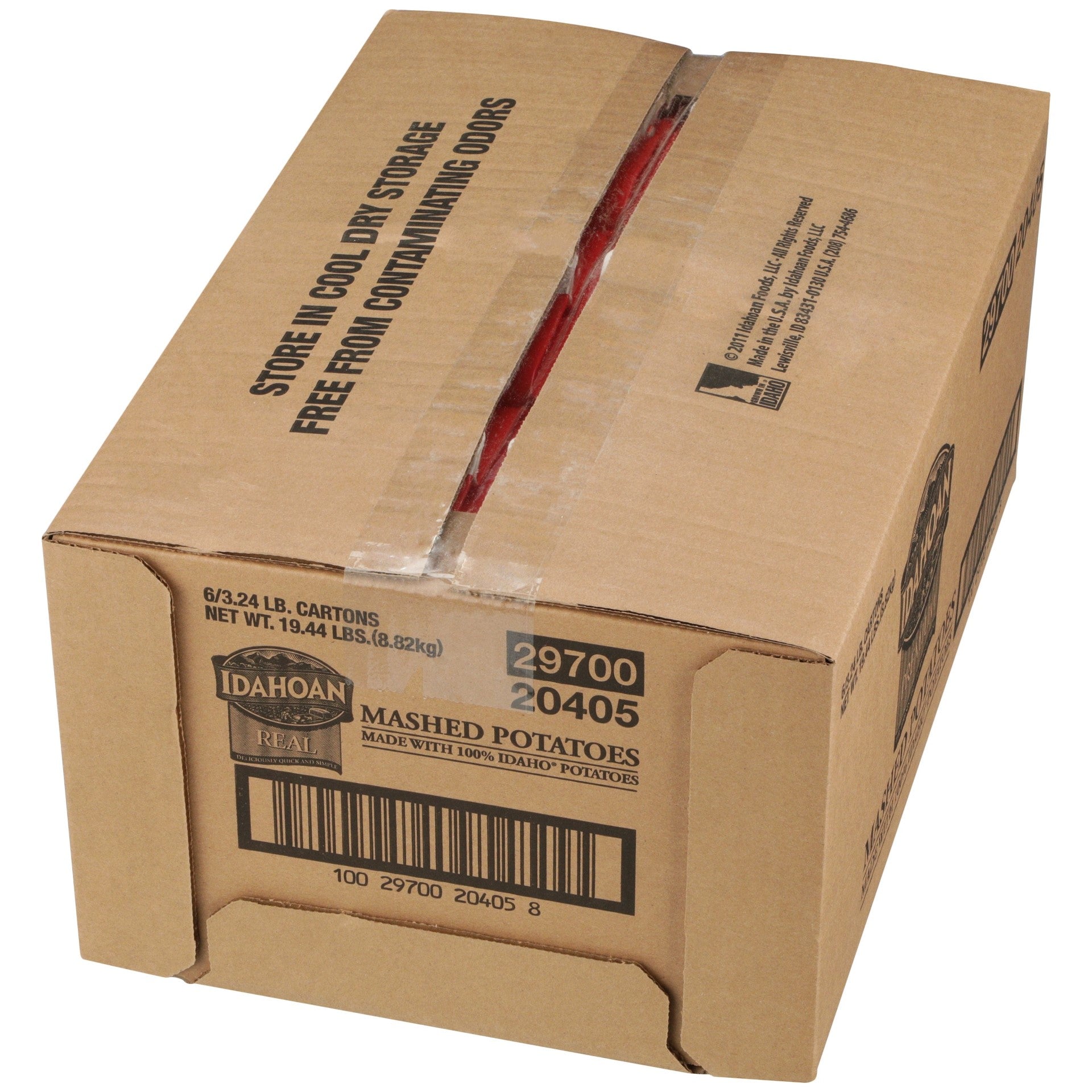 Idahoan® Creamy Classic Mashed Potatoes 3.24 Pound Each - 6 Per Case.