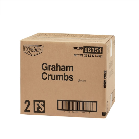 Kellogg's Kellogg Graham Cracker Crumbs, 25 Pound Each - 1 Per Case.