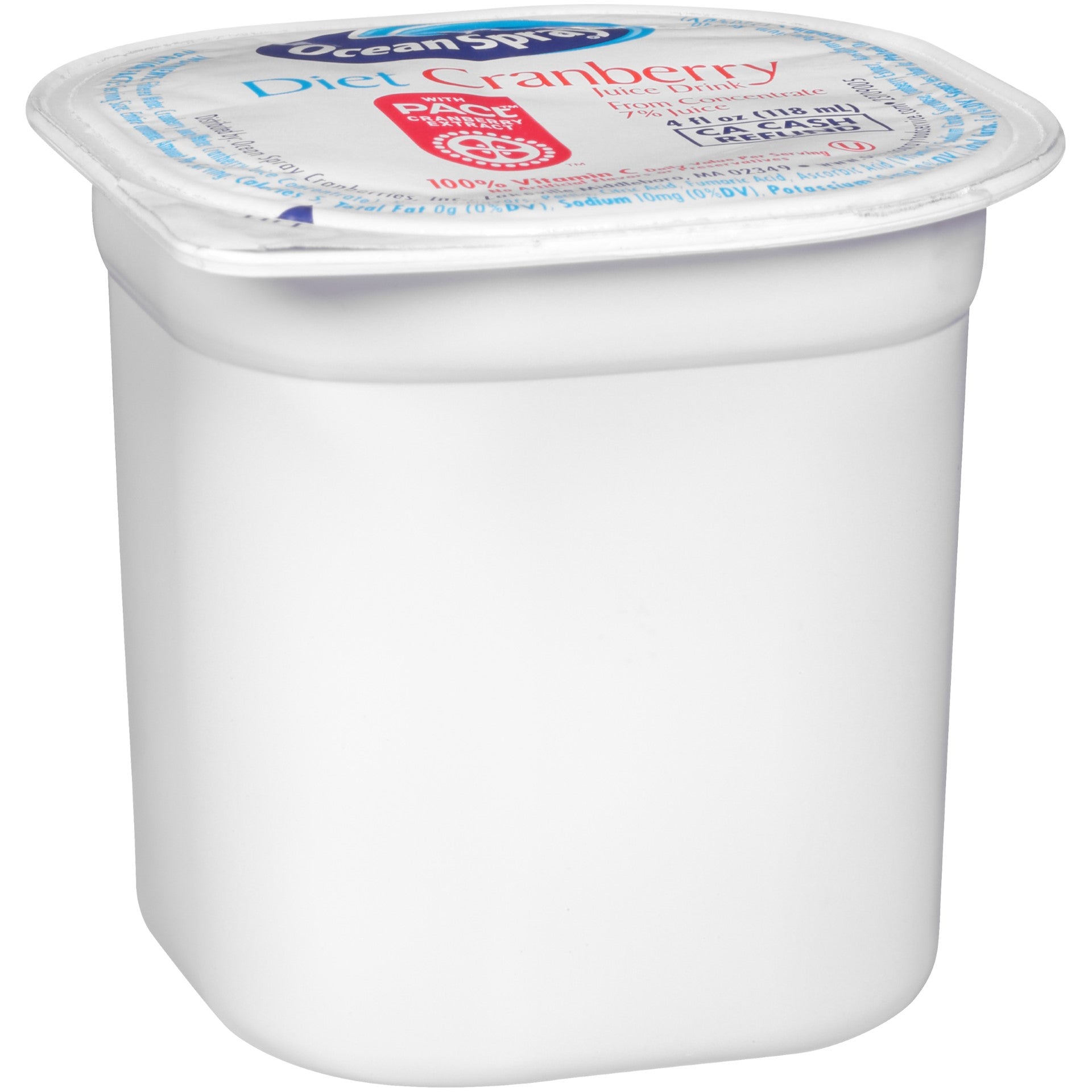 Diet Cranberry No Thaw 4 Fluid Ounce - 48 Per Case.