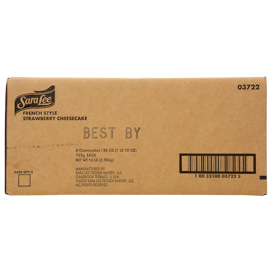 Sara Lee Strawberry Cheesecake 1.625 Pound Each - 8 Per Case.