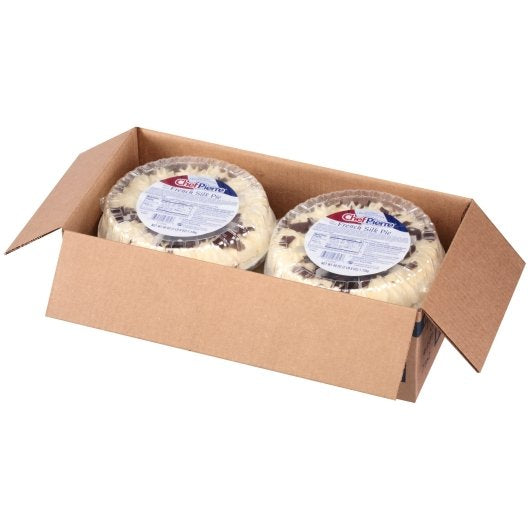 Chef Pierre French Silk Pre-Sliced Pie 2.5 Pound Each - 4 Per Case.