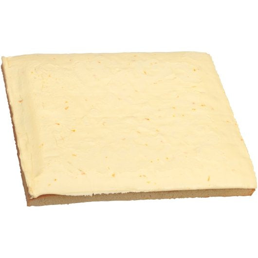 Sara Lee Iced 12X16 Sheet Orange Cake 75 Ounce Size - 4 Per Case.