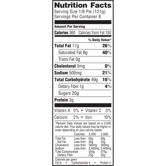 Sara Lee Mince Oven Fresh 9" Pie 2.125 Pound Each - 6 Per Case.