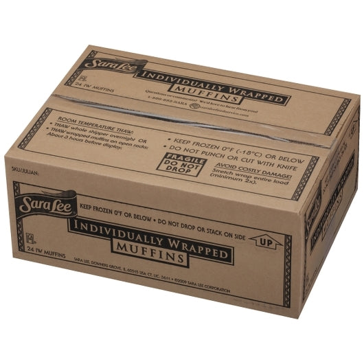 Chef Pierre Cheese Streusel Individually Wrapped Muffin 4 Ounce Size - 24 Per Case.