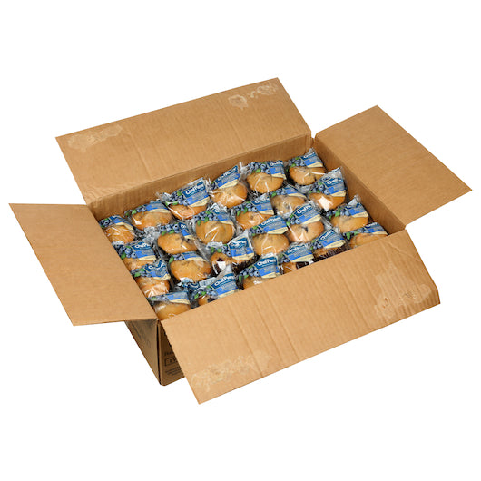 Chef Pierre Individually Wrapped Whole Grain Blueberry Muffin 2 Ounce Size - 48 Per Case.
