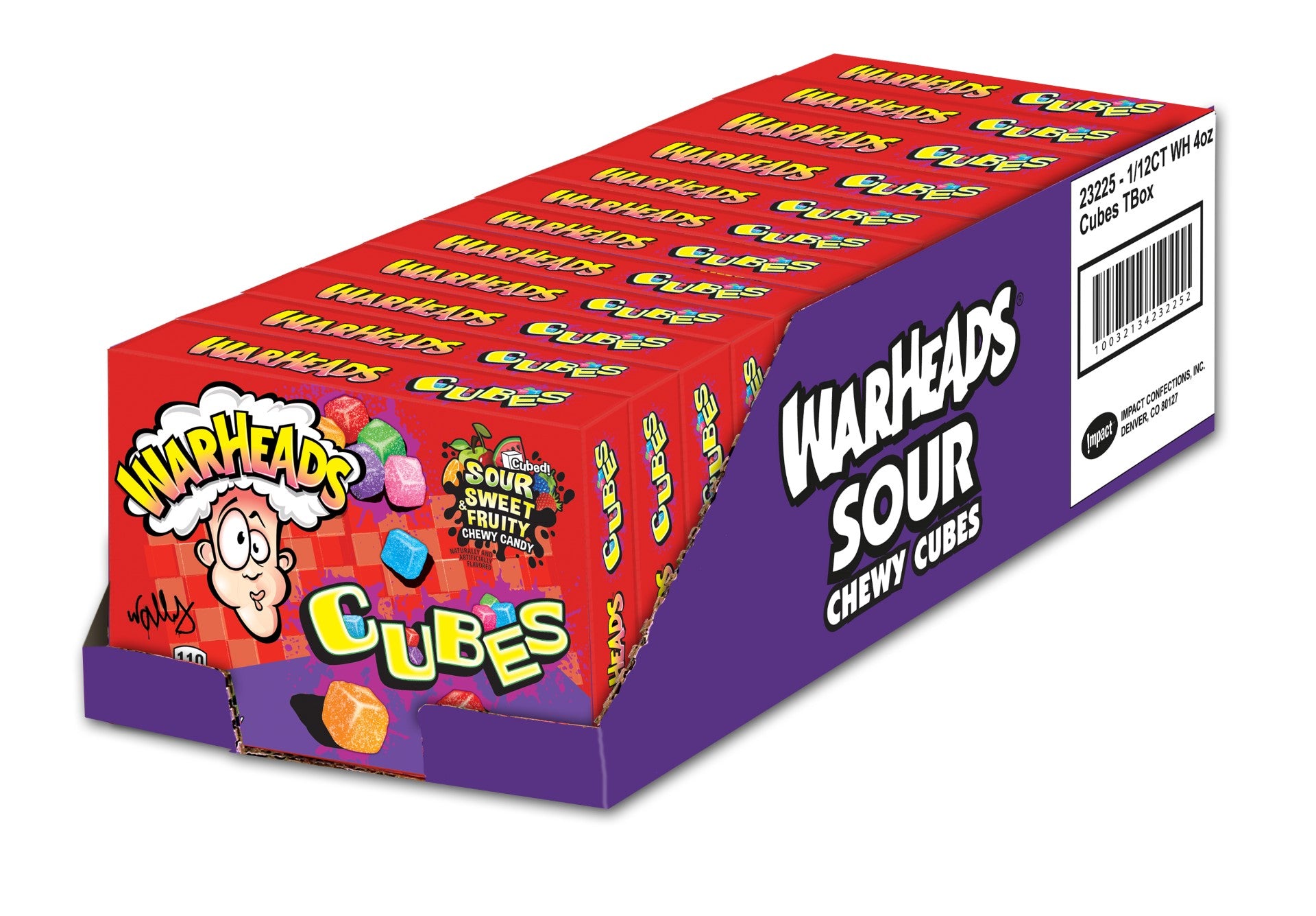 Cubes Theater Box 4 Ounce Size - 12 Per Case.