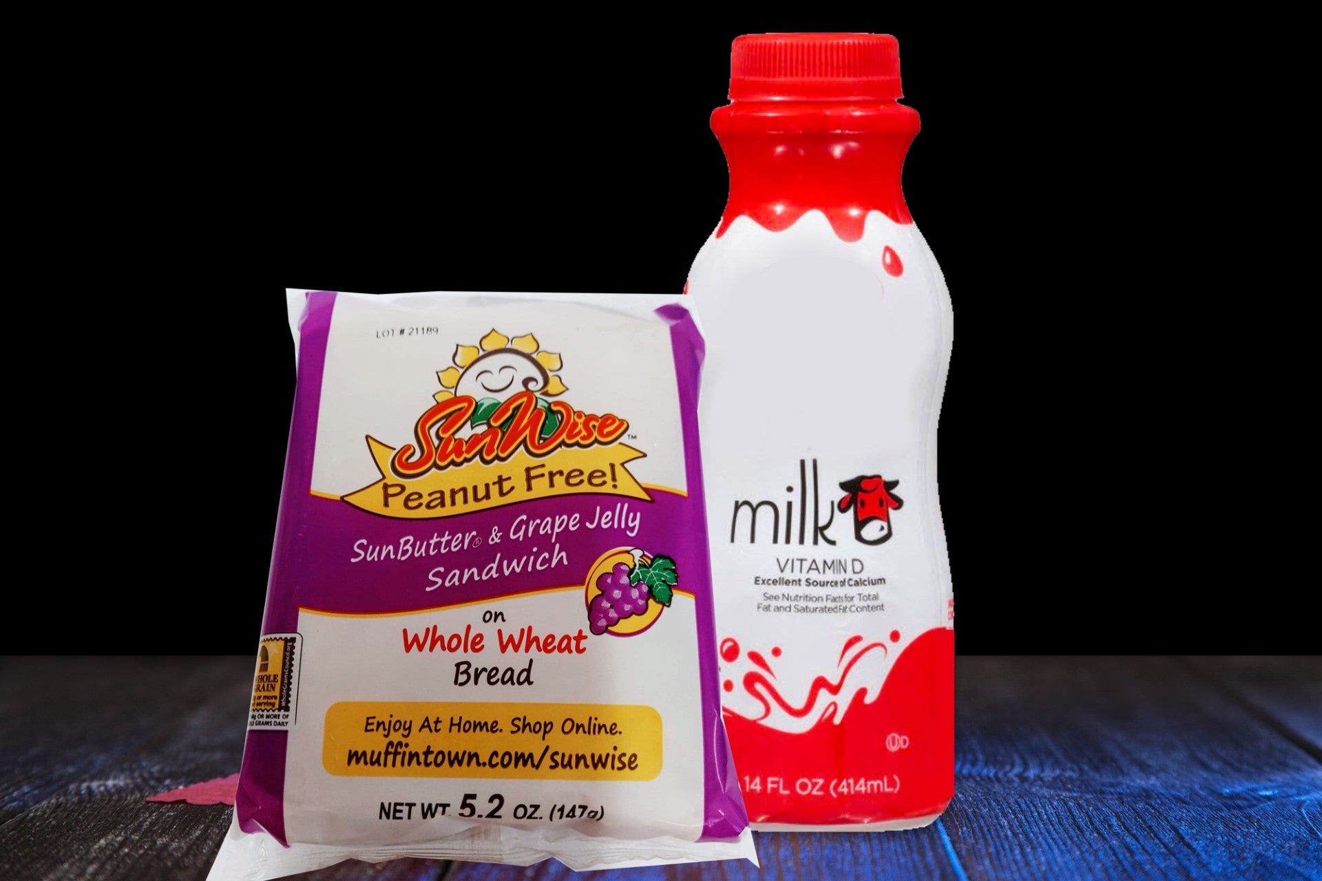 Sunbutter Grape Sandwich 5.2 Ounce Size - 48 Per Case.