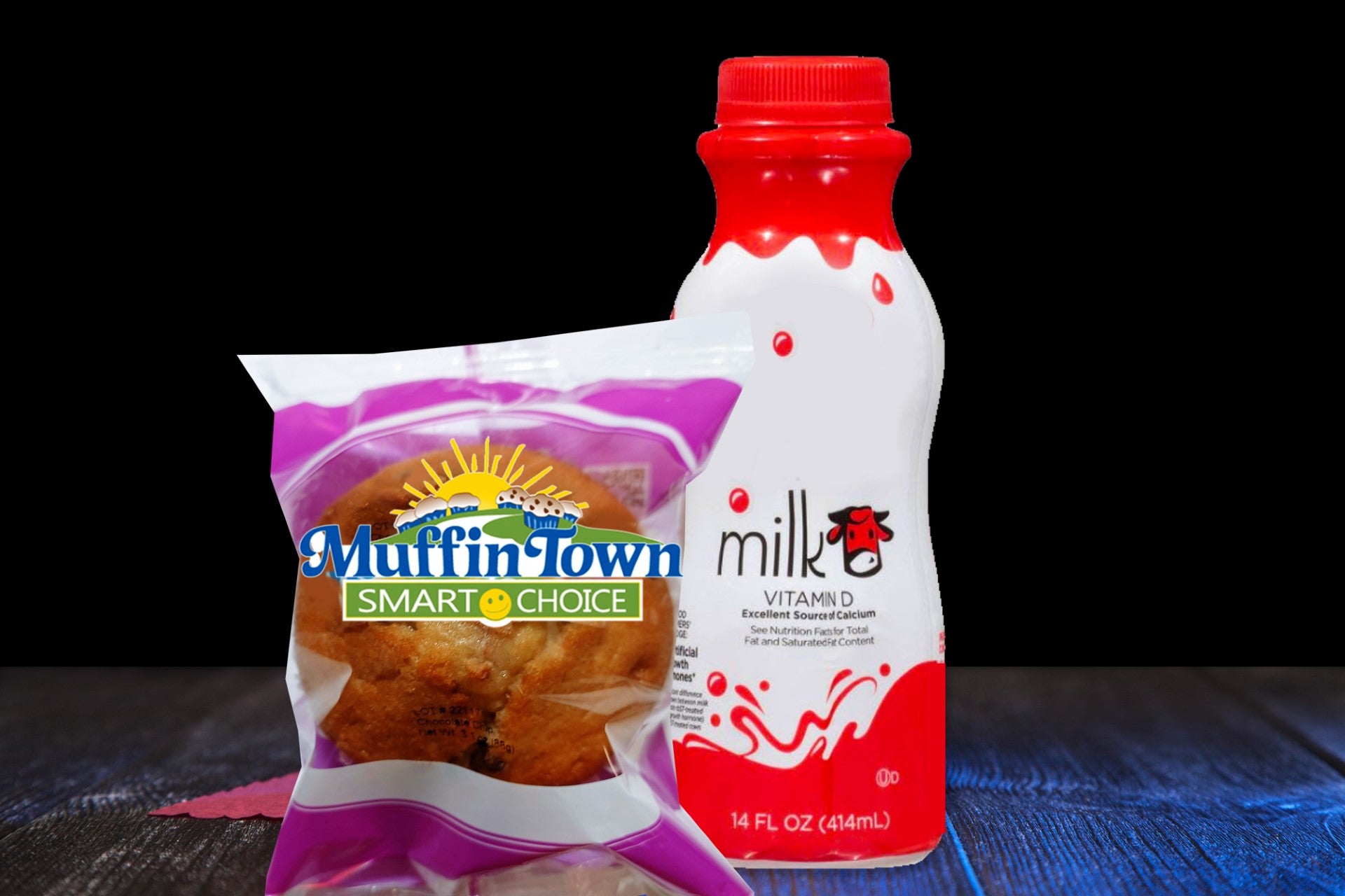 Muffin Town Muffin Chocolate Chip Smart Choice 9.3 Pound Each - 1 Per Case.