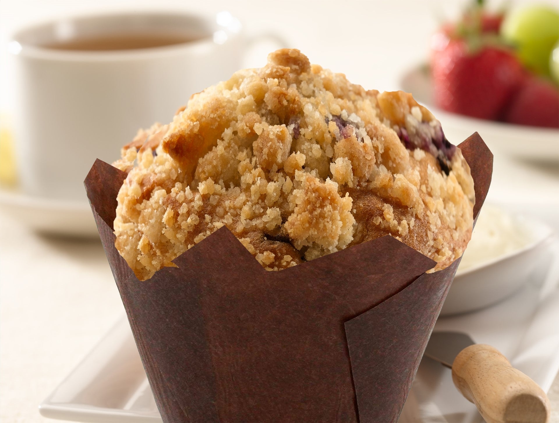 Blueberry Muffins 5 Ounce Size - 24 Per Case.