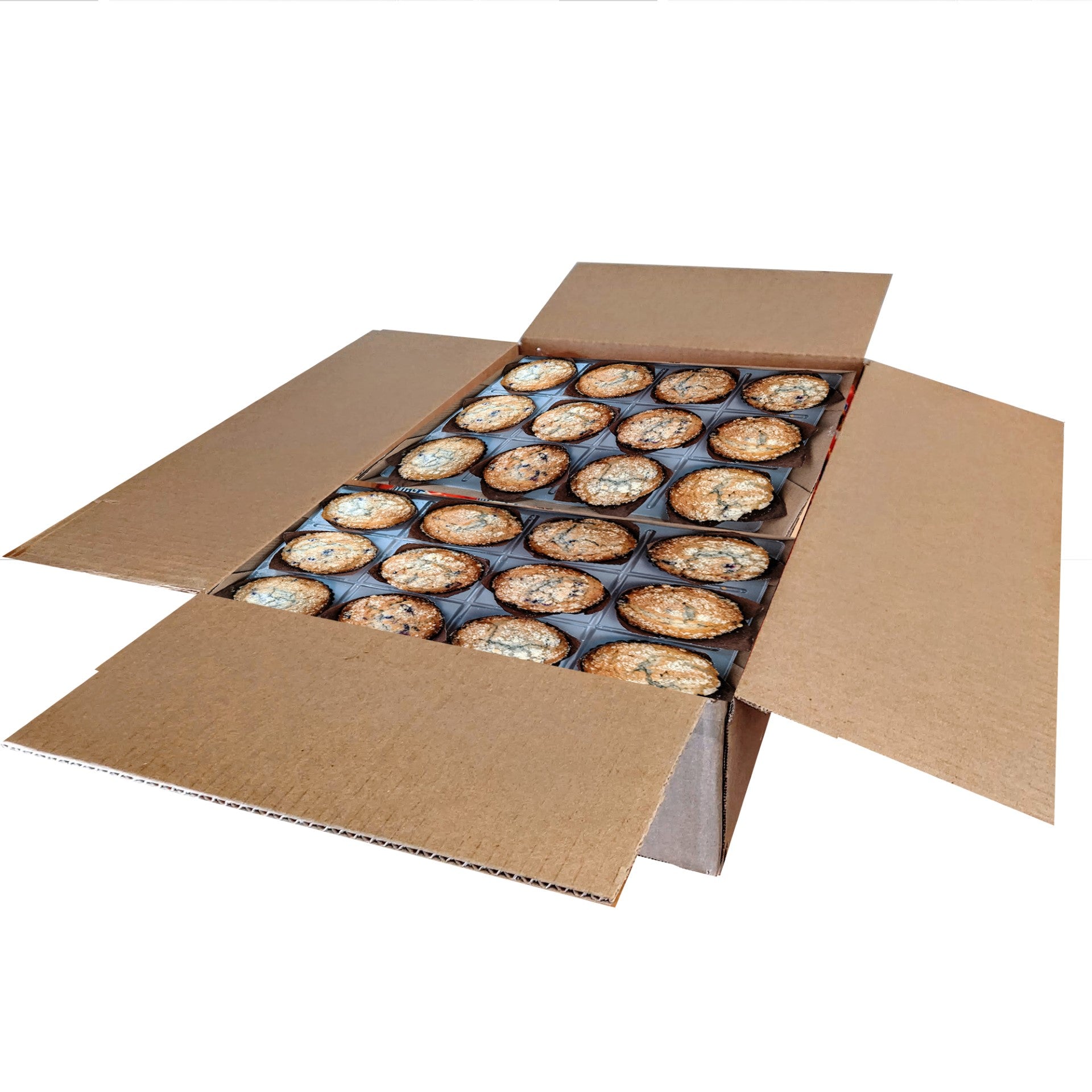 Blueberry Muffins 5 Ounce Size - 24 Per Case.