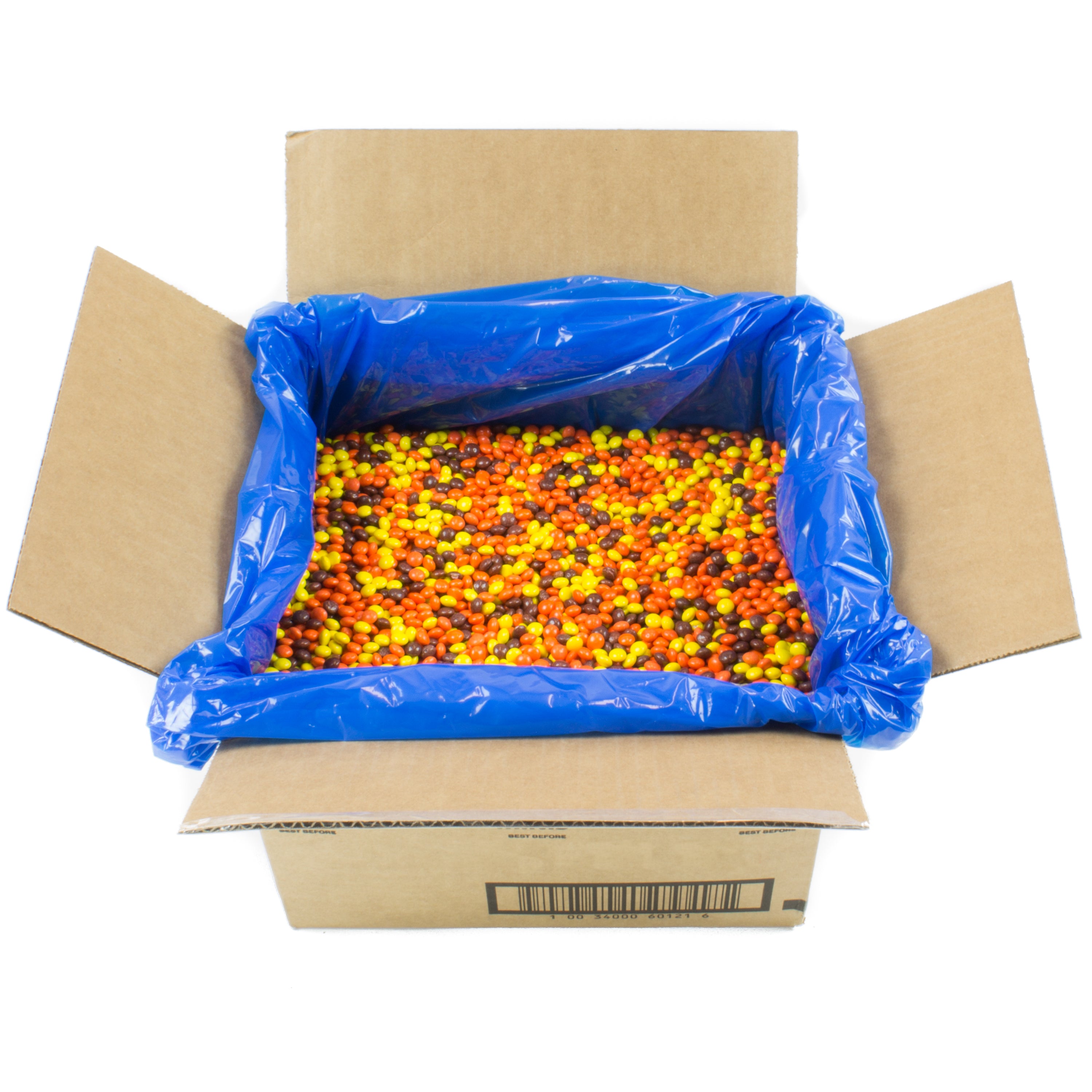 Hersheys Miniature Reeses Pieces 25 Pound Each - 1 Per Case.