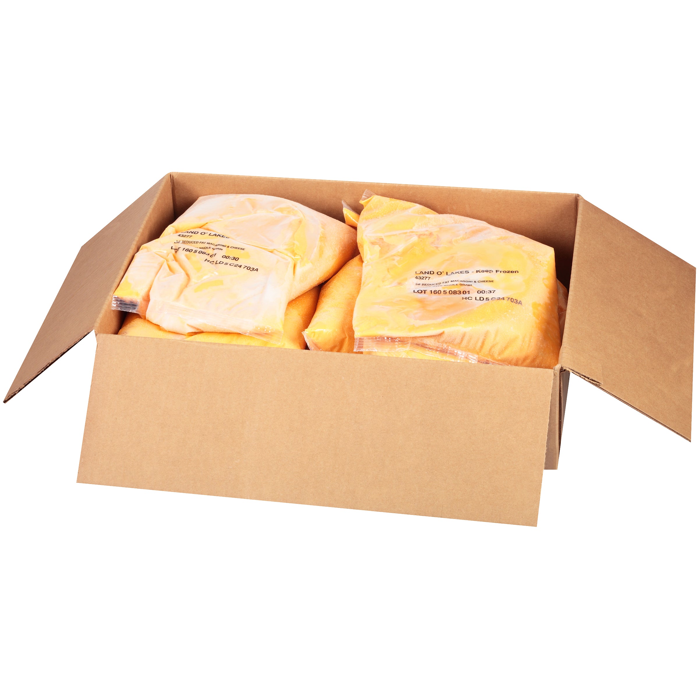 Land-O-Lakes® Prepared Reduced Fat Macaroni And Cheese With Whole Grain 5 Pound Each - 6 Per Case.