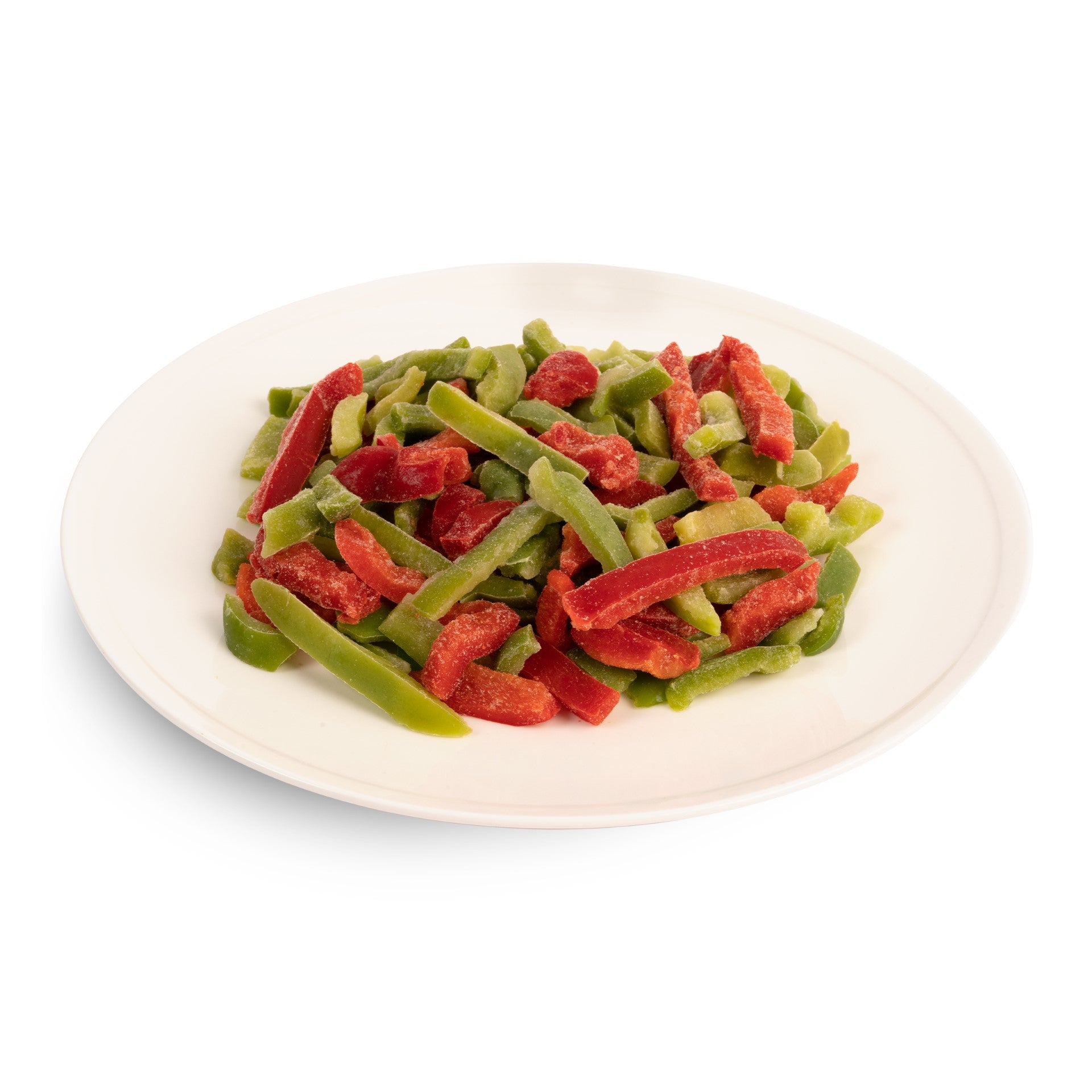Arctic Gardens Chill Ripe Red & Pepper Strips 20 Pound Each - 1 Per Case.
