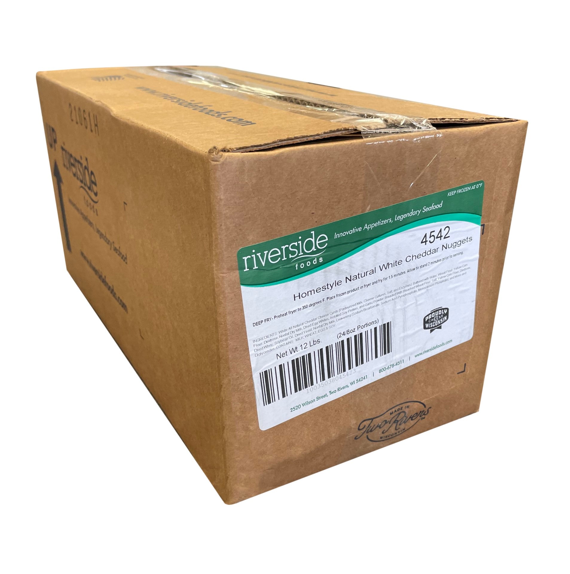 Homestyle White Cheddar 8 Ounce Size - 24 Per Case.