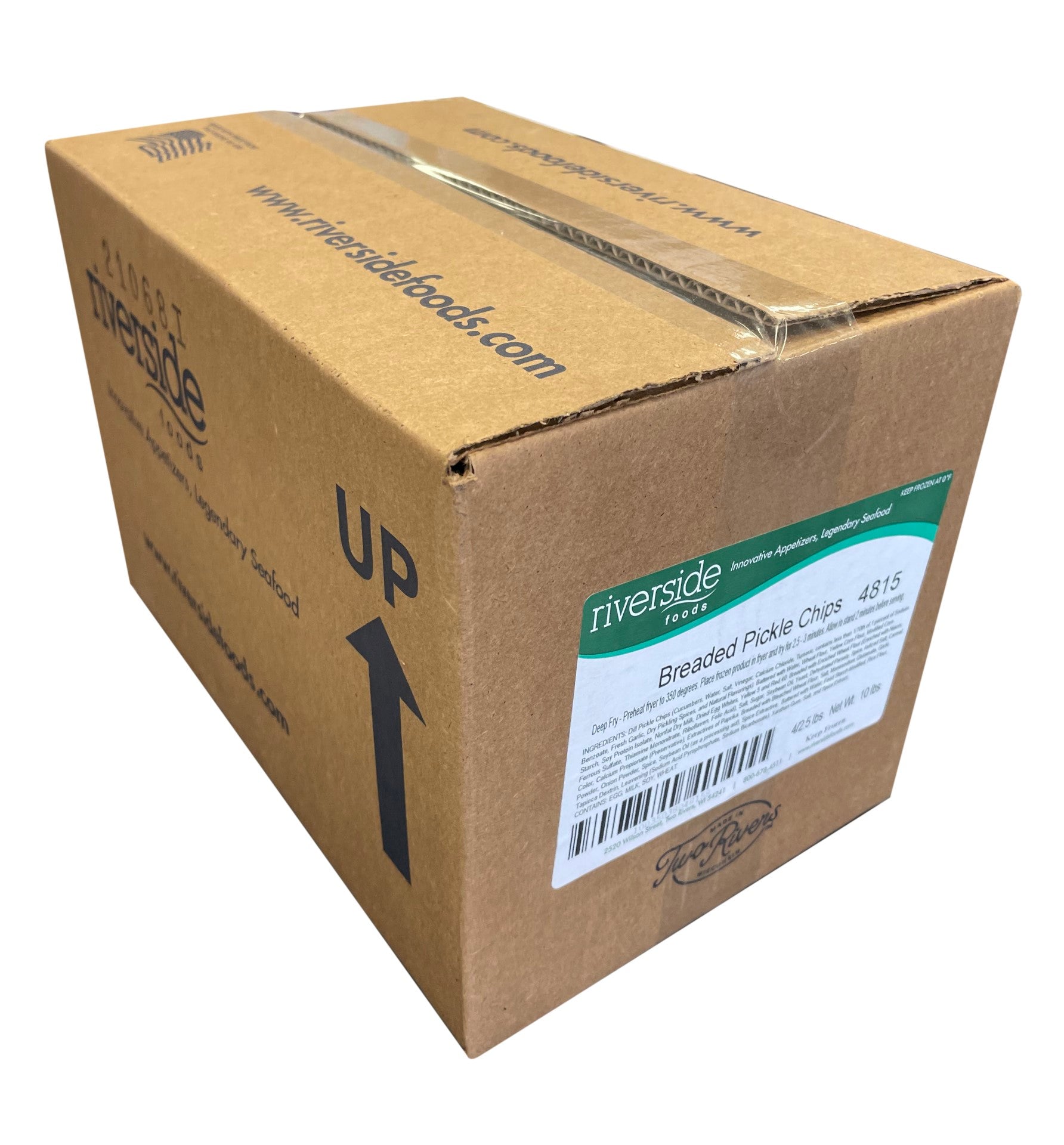 Riverside Foods Premium Dill Pickle Slices 2.5 Pound Each - 4 Per Case.