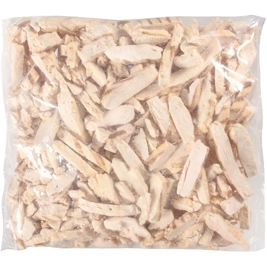 Wayne Farms Fully Cooked Natural Grill Marked Chicken Breast Strips 5 Pound Each - 2 Per Case.