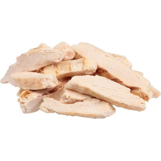 Wayne Farms Fully Cooked Natural Grill Marked Chicken Breast Strips 5 Pound Each - 2 Per Case.