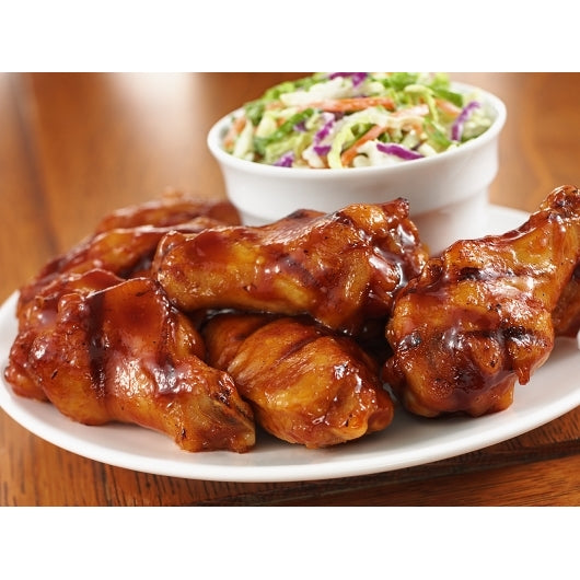 Wayne Farms Fully Cooked Seasoned Chicken Wing Sections 4.5 Pound Each - 4 Per Case.