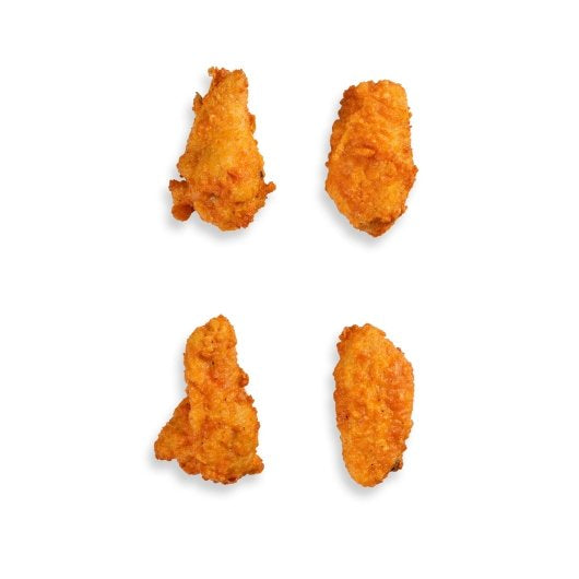 Wayne Farms Crispy Fliers Dusted Spicy Chicken Wings 5 Pound Each - 3 Per Case.