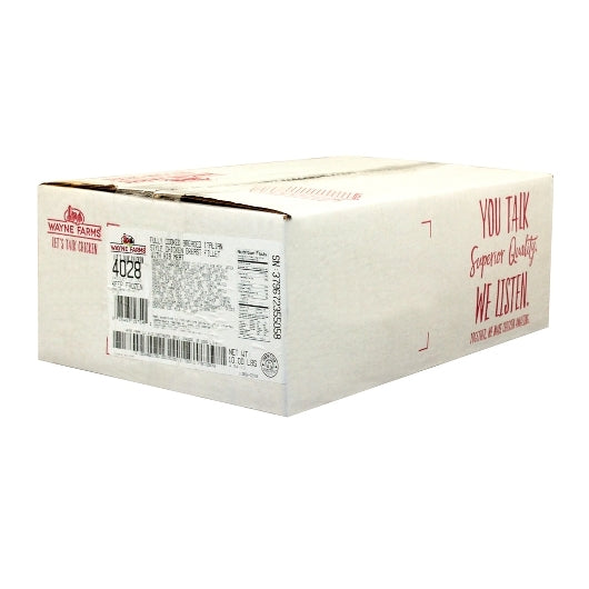Wayne Farms Fully Cooked Italian Style Breaded Chicken Breast Fillet 4.6 Ounce, 5 Pound Each - 2 Per Case.