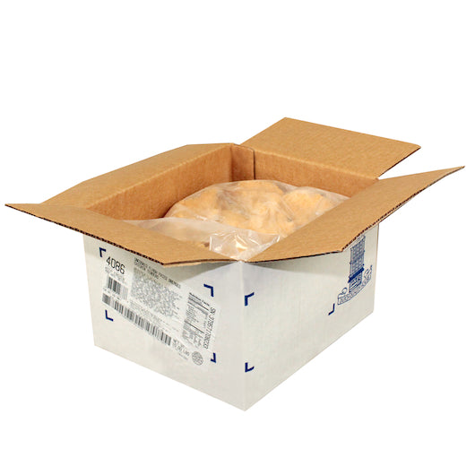 Wayne Farms Par Fried 2 Flat Breaded Chicken Tenders 5 Pound Each - 2 Per Case.