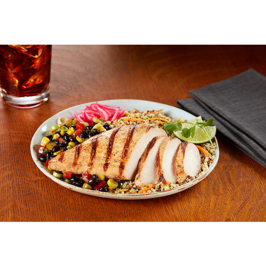 Wayne Farms Chefs Craft Sous Vide Gluten-Free No Antibiotics Chicken Breast Filets 6 Ounce, Pound Each - 24 Per Case.