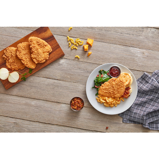 Wayne Farms Par-Fried Frozen Buttermilk Chicken Breast Filets 6 Ounce, 5 Pound Each - 2 Per Case.