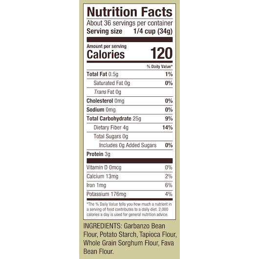 Bob's Red Mill Natural Foods Inc Gluten Free All Purpose Baking Flour, 44 Ounces - 4 Per Case.