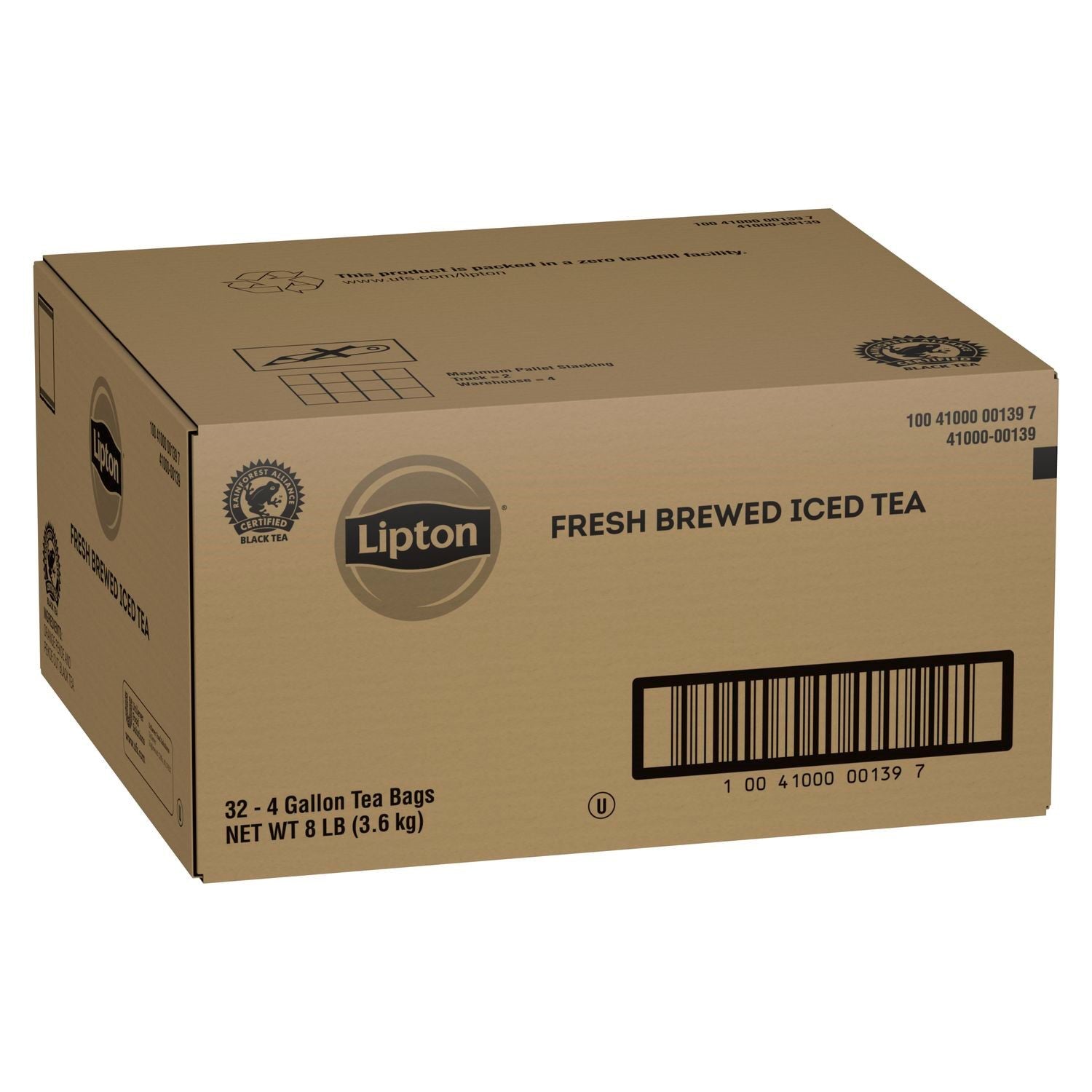 Lipton Tea Premium Autobrew Bags 4 Ounce Size - 32 Per Case.