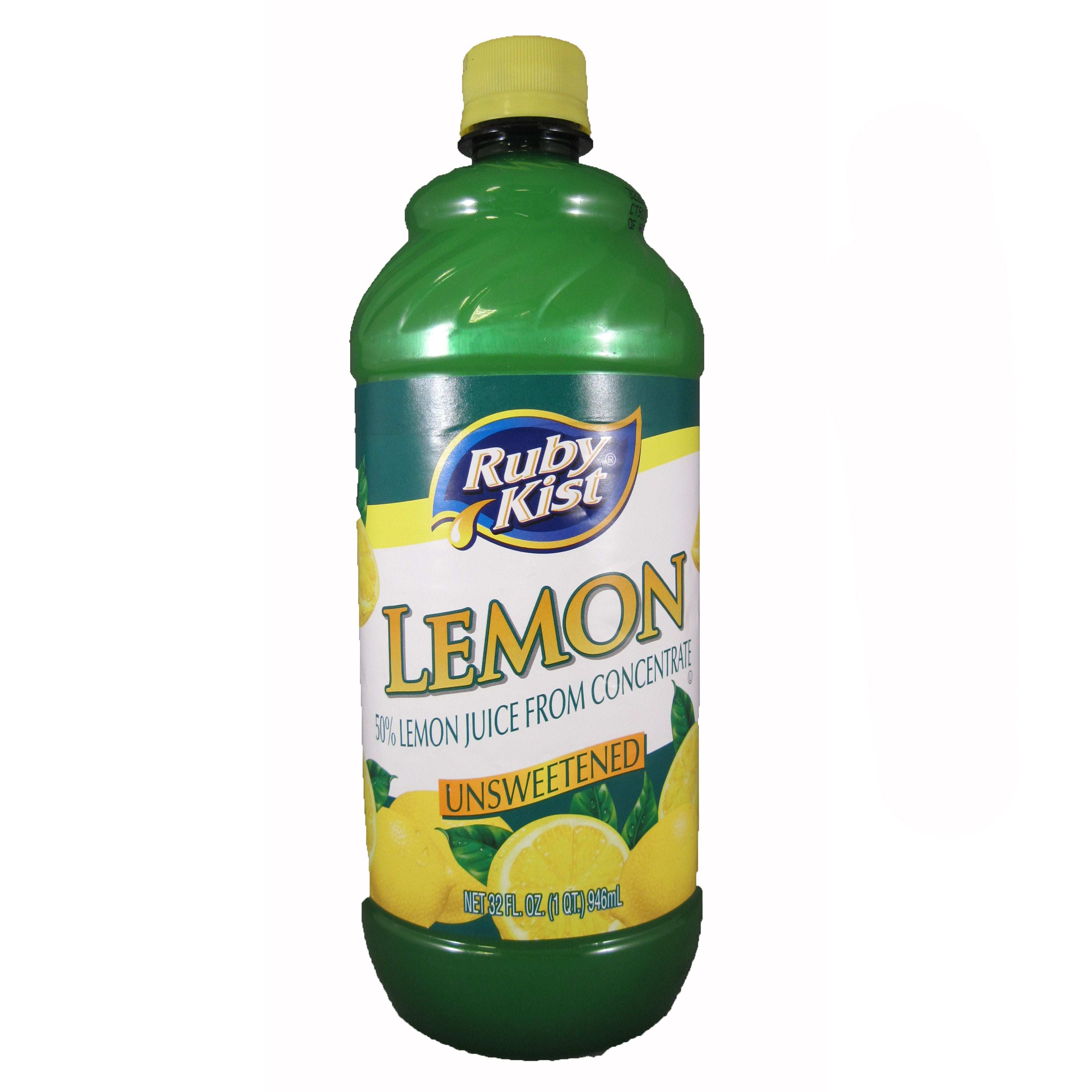 Ruby Kist Lemonjcconunswt% 32 Fluid Ounce - 12 Per Case.