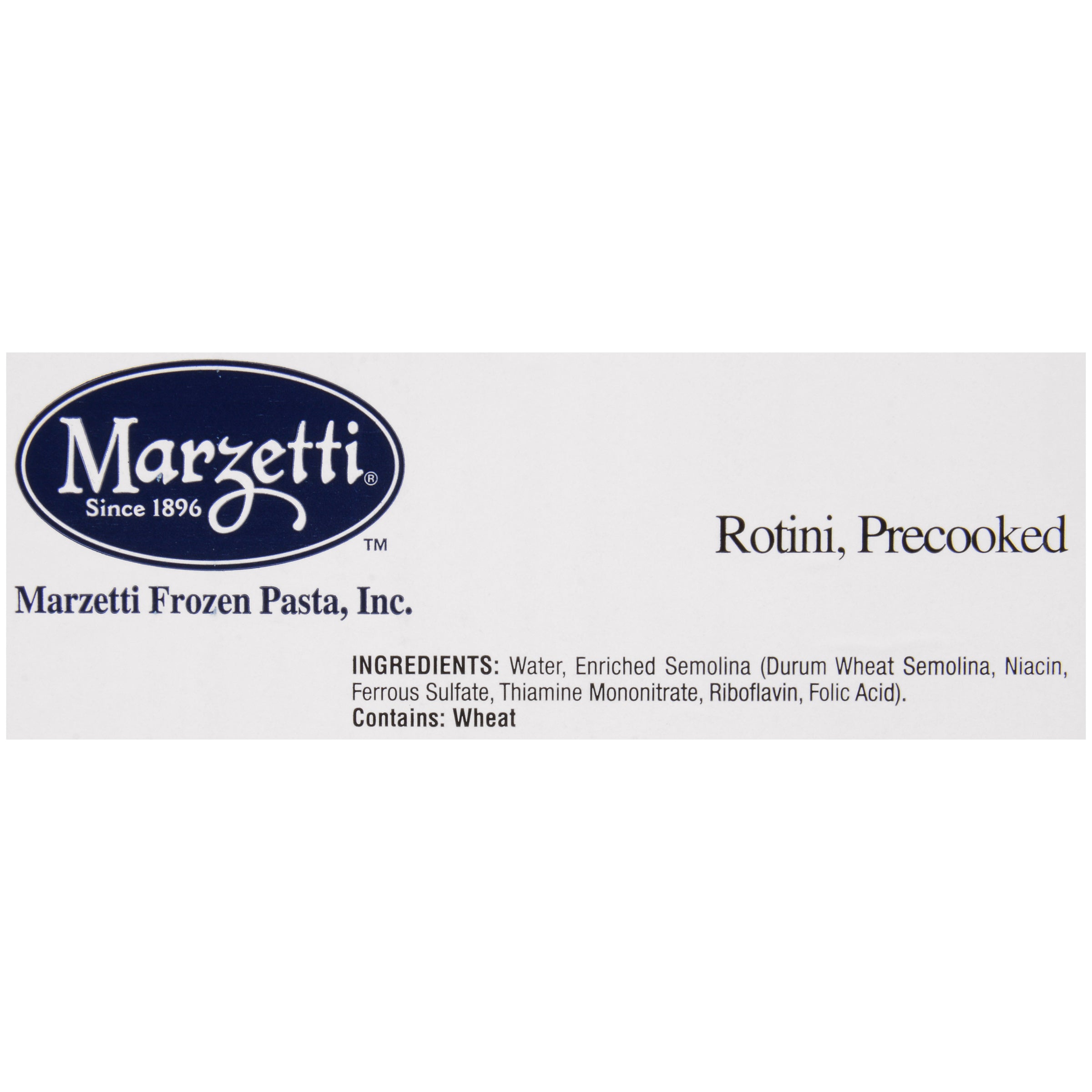 Marzetti Frozen Pasta Precooked Rotini 3 Pound Each - 6 Per Case.