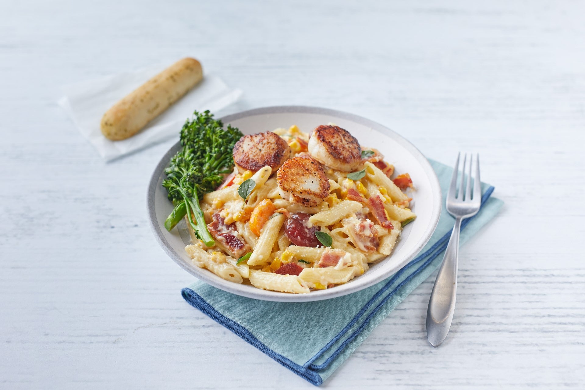 Marzetti Frozen Pasta Penne Rigati 20 Pound Each - 1 Per Case.