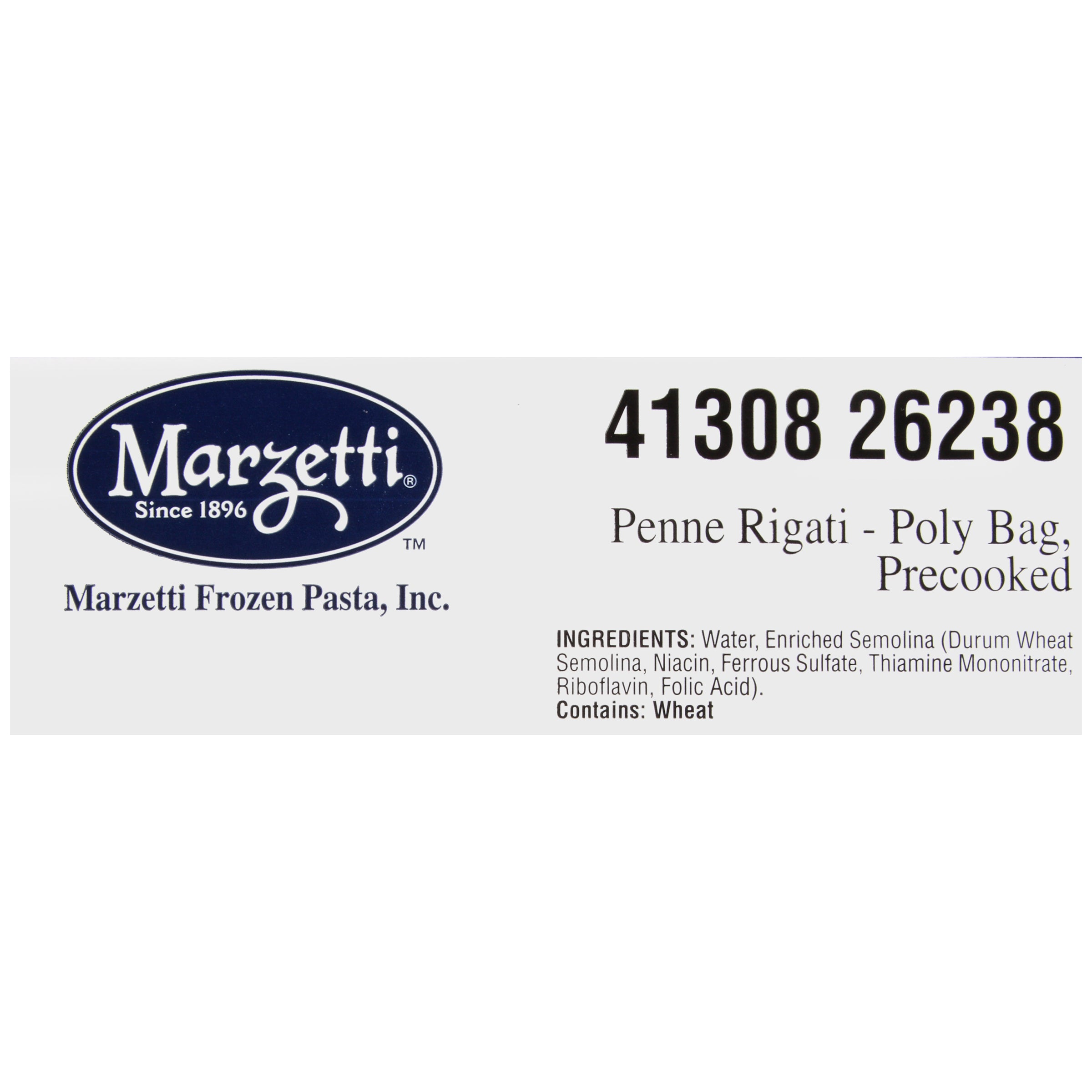 Marzetti Frozen Pasta Penne Rigati 8 Ounce Size - 40 Per Case.