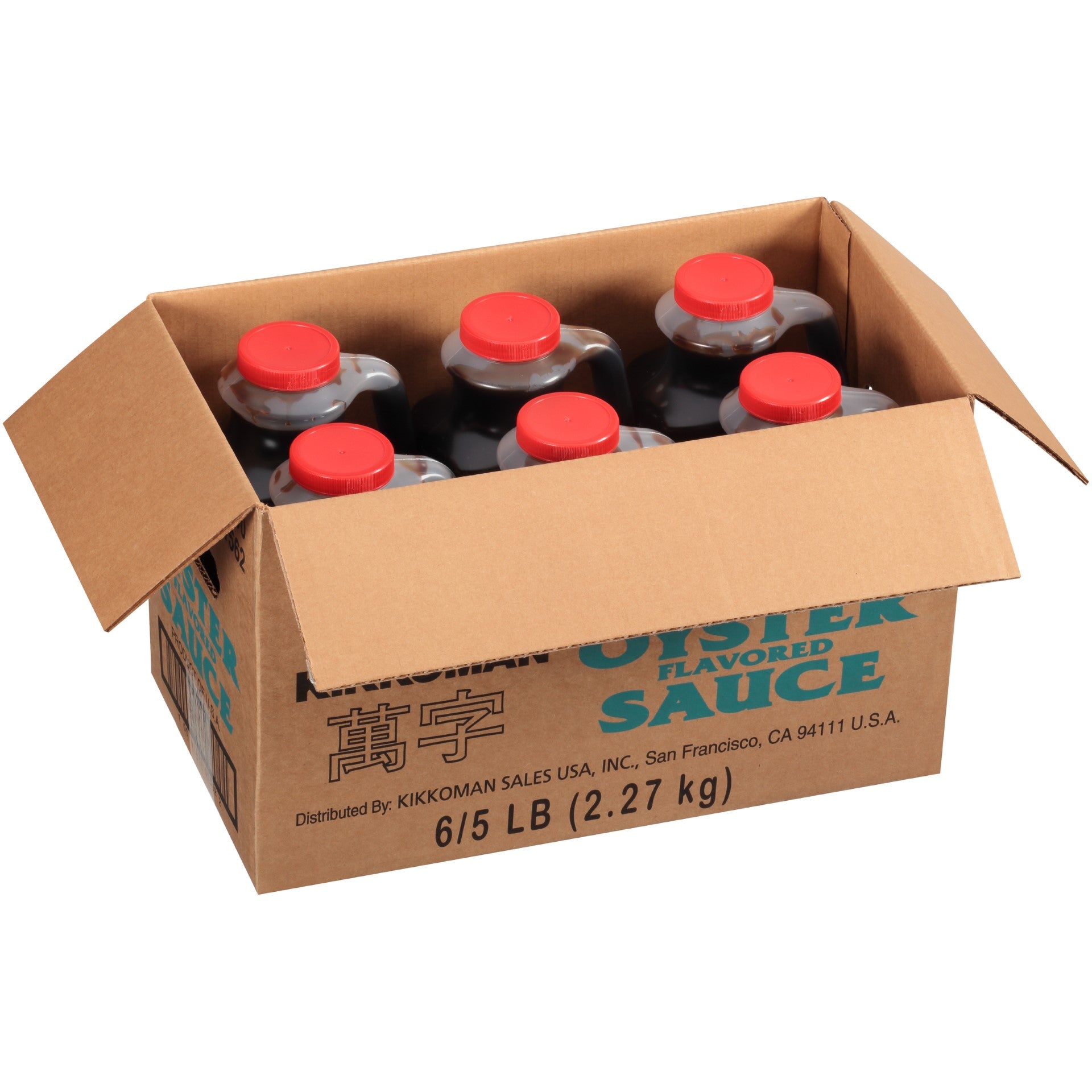 Kikkoman Gluten Free No Preservativesadded Oyster Flavored Sauce (green) 5 Pound Each - 6 Per Case.