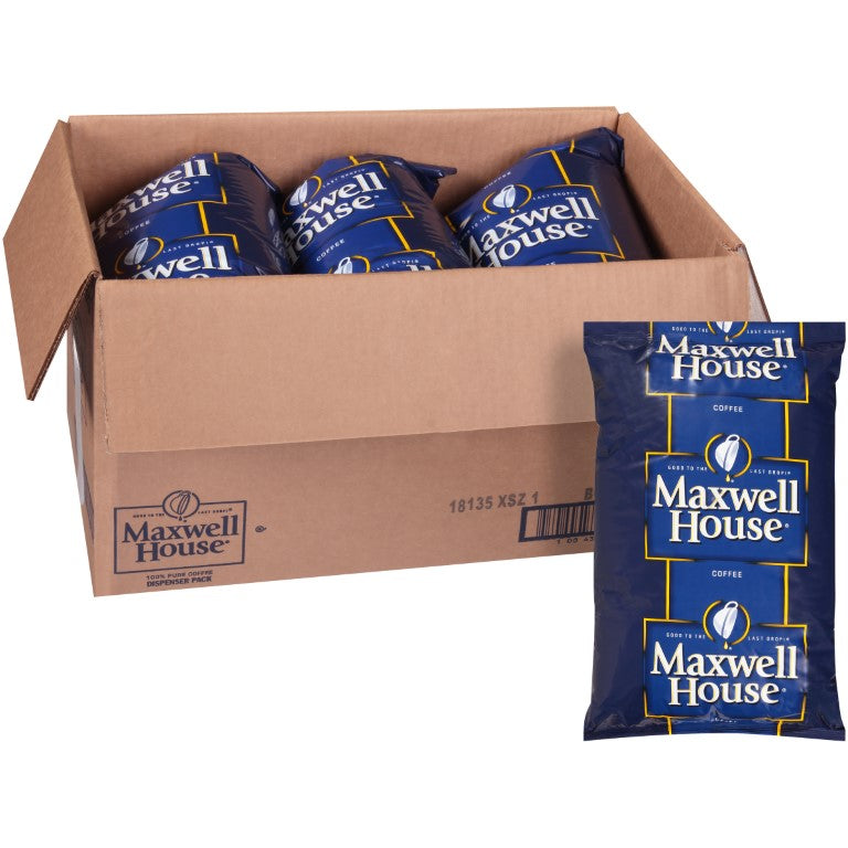 Maxwell House Ground Coffee Dispenser Pack 4 Lb. Bag 6 Per Case