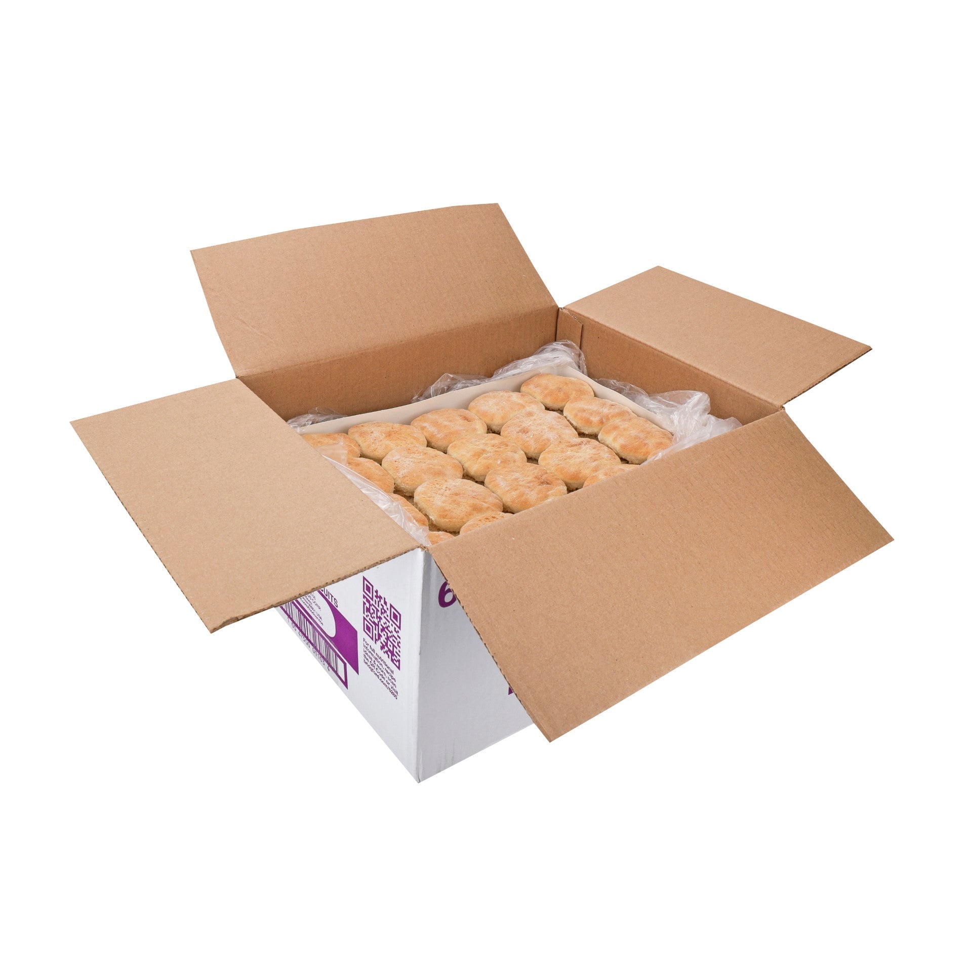 Bridgford Honey Whole Wheat Biscuits Layer (Whole Grain) 100 Piece - 1 Per Case.