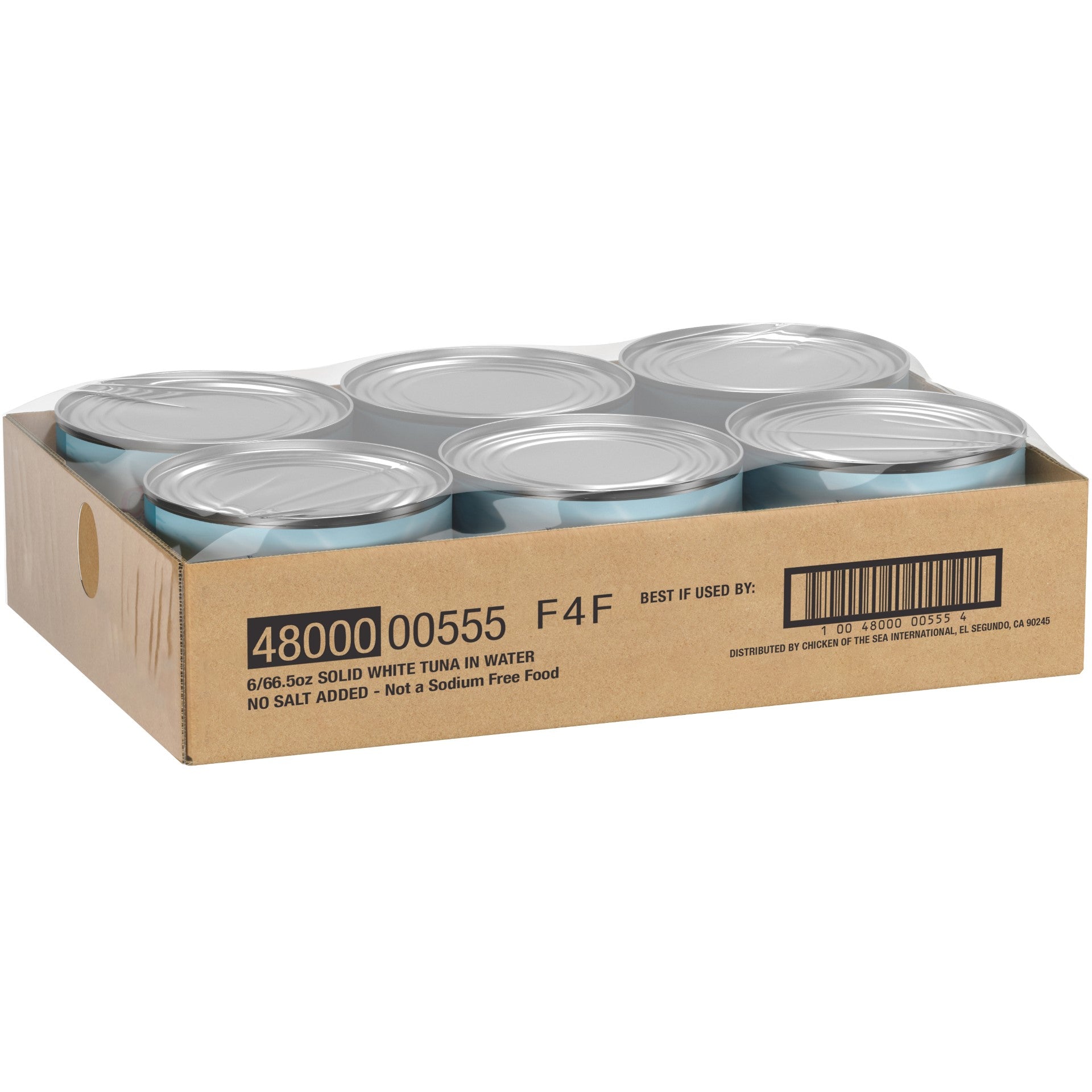 Chicken Of The Sea Solid Albacore Tuna In Water Very Low Sodium 66.5 Ounce Size - 6 Per Case.