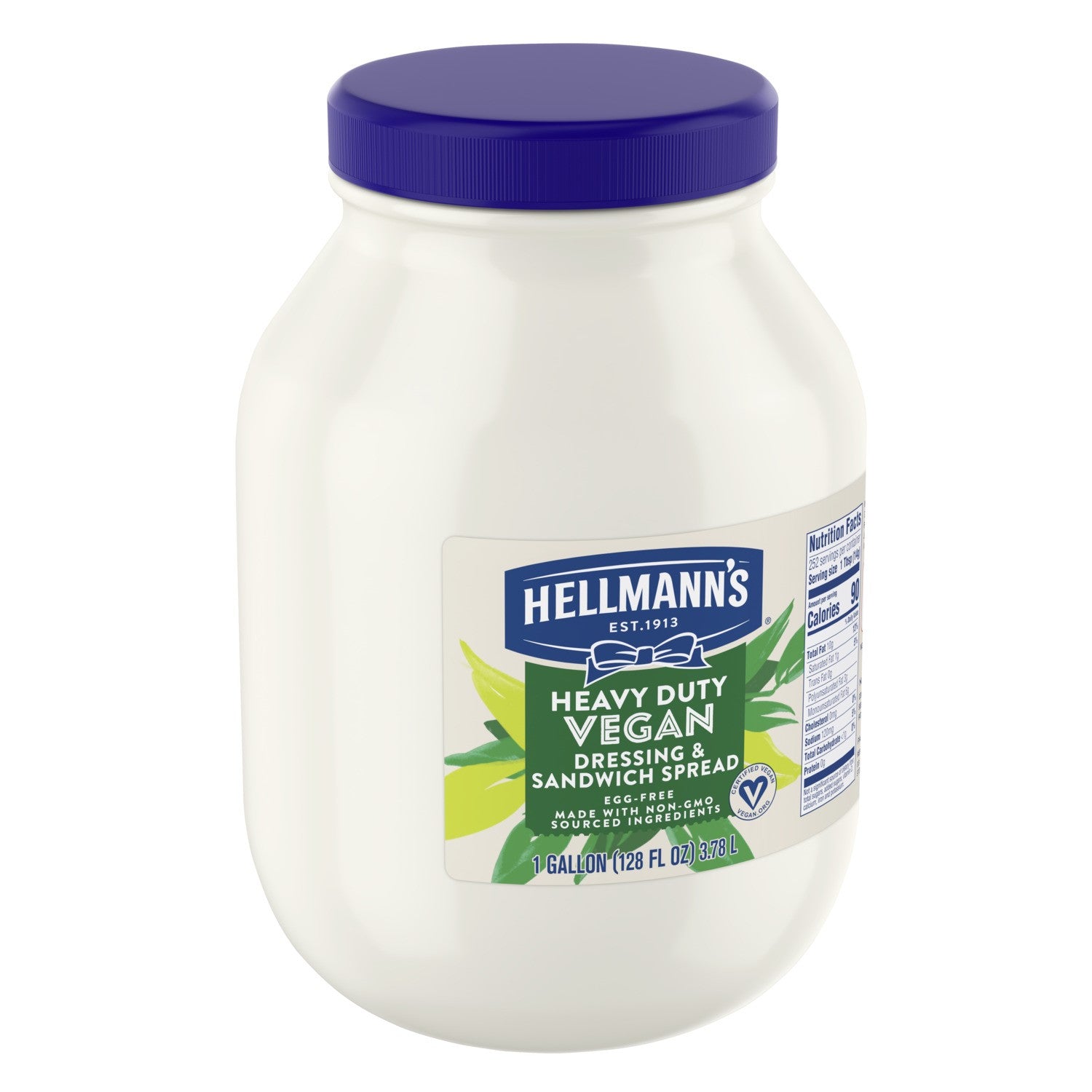 Hellmann's Mayonnaise Vegan Ga 1 Gallon - 4 Per Case.