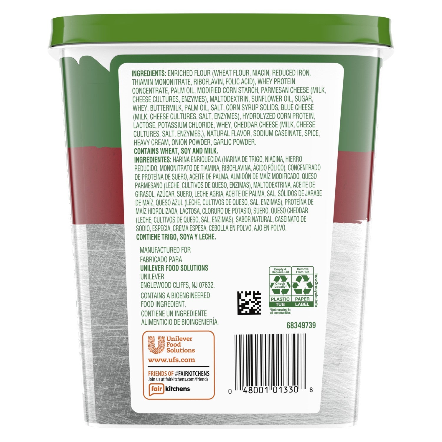 Knorr Sauces Gravies Alfredo 1.33 Pound Each - 4 Per Case.