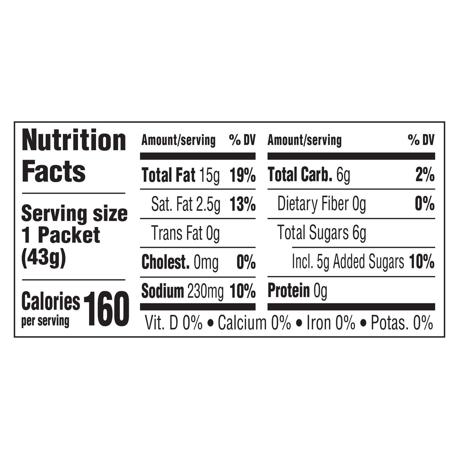 Hellmann's Dressingscondiments Classics French 1.5 Ounce Size - 102 Per Case.