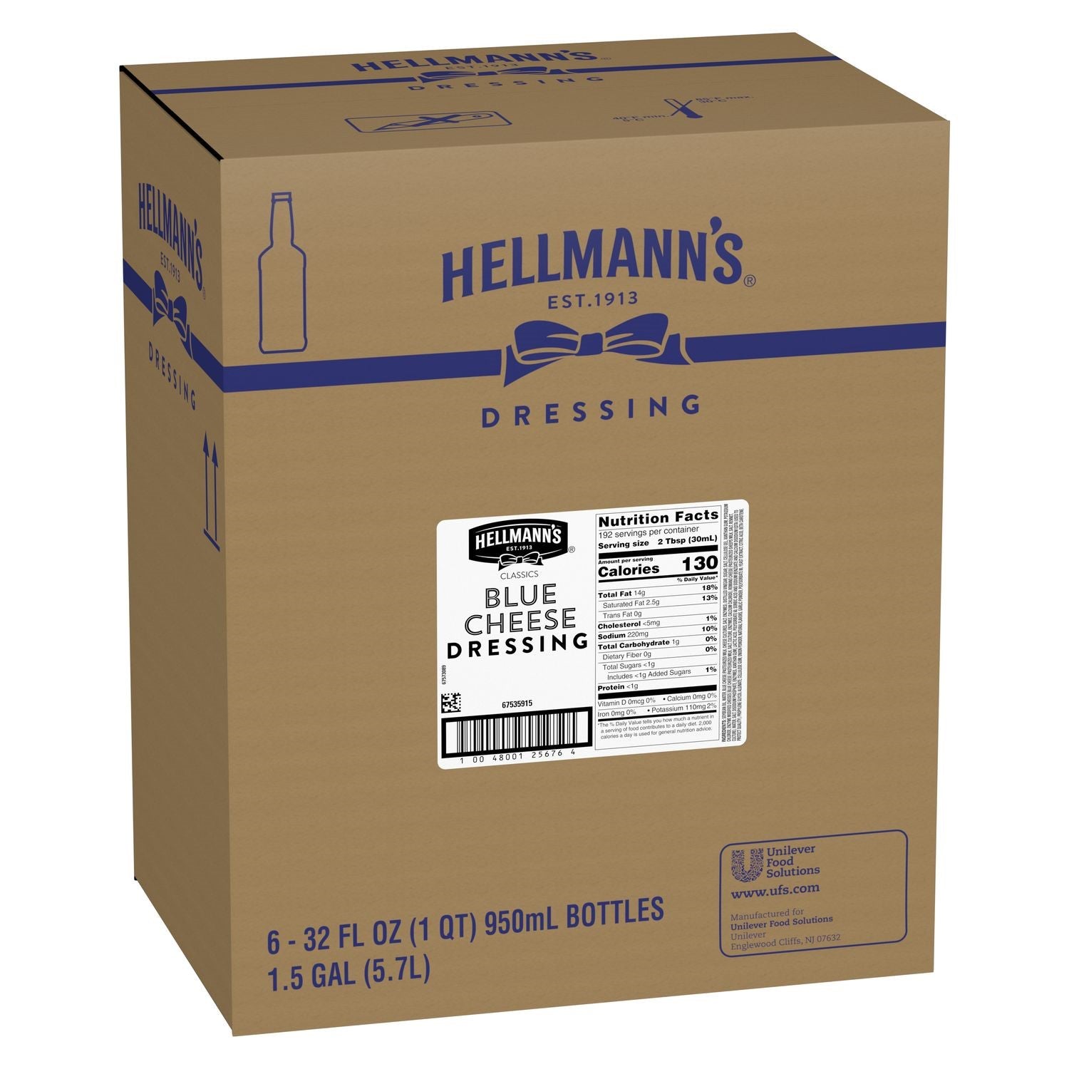 Hellmann's Dressingspreads Classics Blu Chssbb 32 Ounce Size - 6 Per Case.