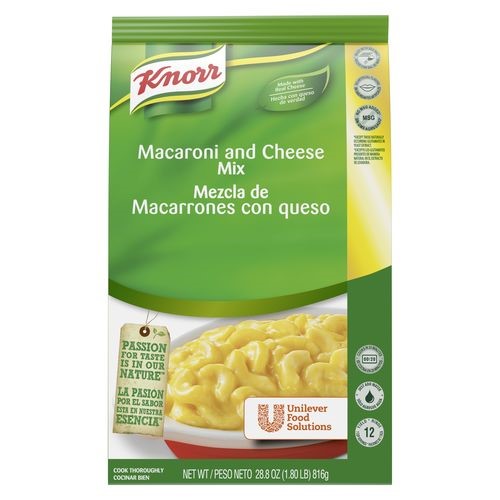 Knorr Soup Du Jour Soups Mac N Cheese 28.8 Ounce Size - 4 Per Case.