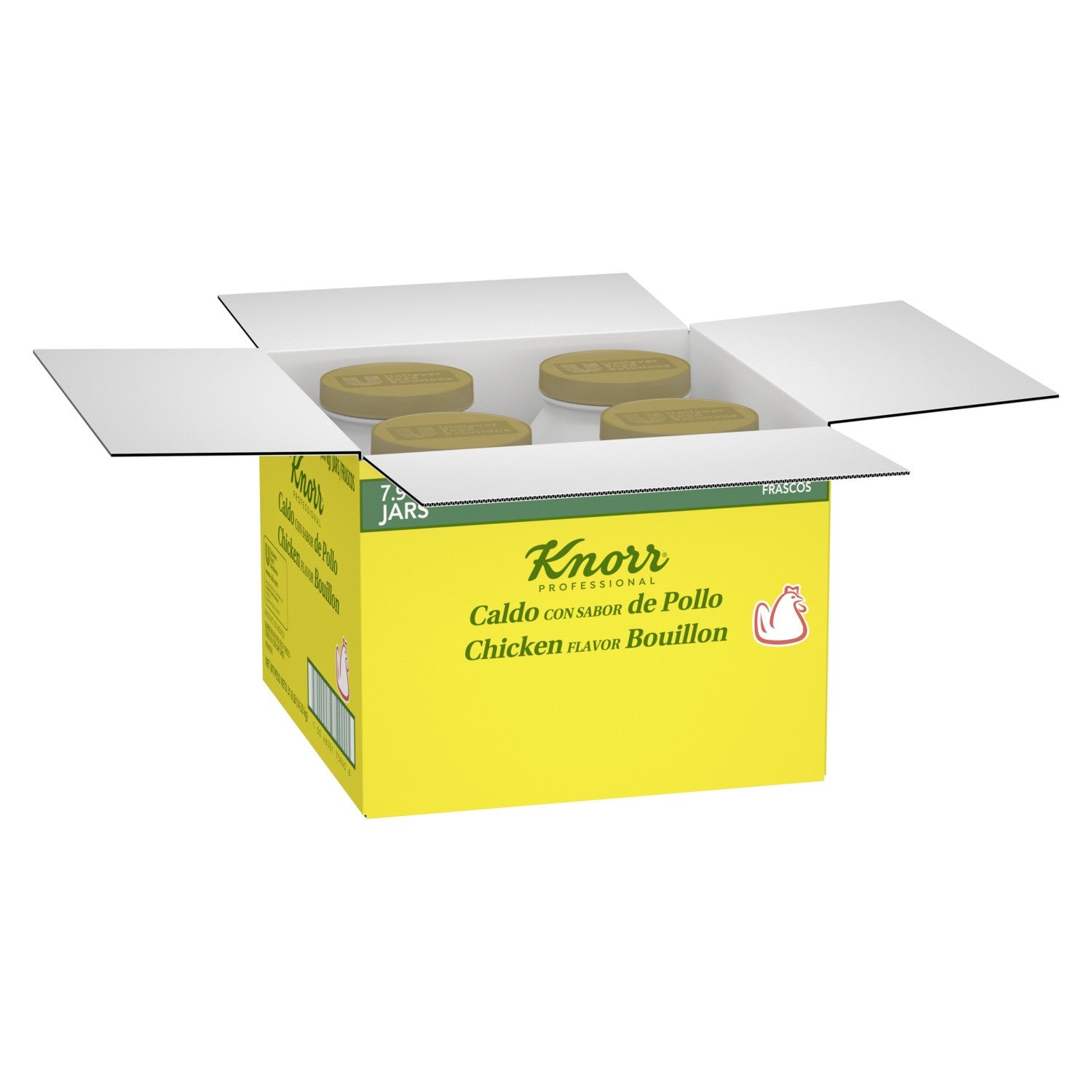 Knorr Bouillon Powder Caldo De Pollo 7.9 Pound Each - 4 Per Case.