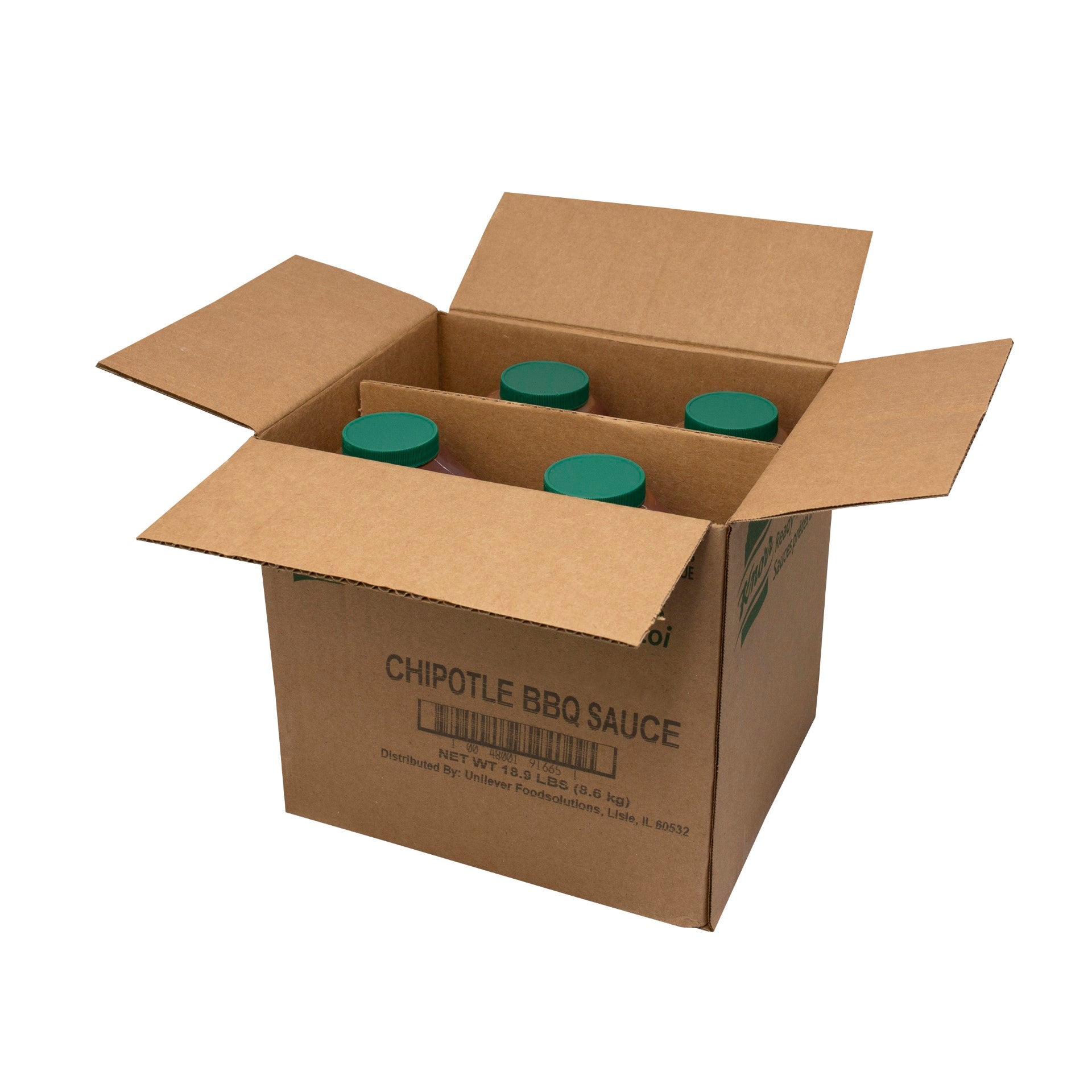 Knorr Sauce Ready-To-Use Jug Chipotle BBQ 0.5 Gallon - 4 Per Case.